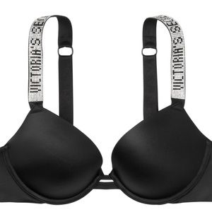 New! Victoria's Secret Very Sexy Push Up Bra-Shine Strap! (Adds 1 Cup, 38B.)